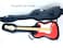 40 inch Electric Guitar Case with Locking (40 inch electric guitar leather case, Black)