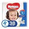 Huggies Ultra Comfort Baby Diaper Size 4+ 10-16kg Value Pack White 38 count