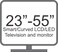 NeckDoctor for WALL - The Original Ergonomic Gas Spring TV and Monitor Arm wall Mount for 23" to 55"