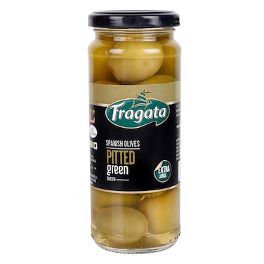 Fragata Spanish Pitted Green Olives 340g