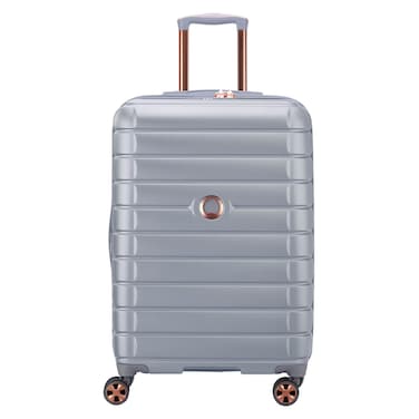 Delsey Helium Shadow 5.0 4 Double Wheel Hard Casing Check-In Trolley M Platinum 70cm