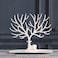 Creative Office Art Deer Jewelry Holder Necklace Earring Stand Tree Stand Organizer Holder Show Rack Living Room Cabinet Wine Decorations TV Stand Ornaments