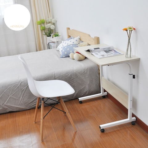Generic-CK880 Adjustable Portable Laptop Desk Bedside Computer Table 60*40CM
