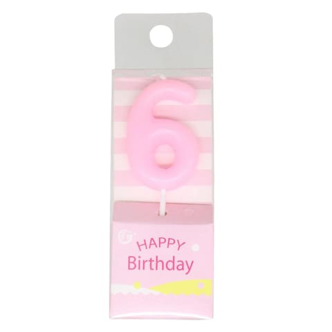 TREASURES NUMBER CANDLES 6