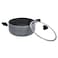 Delcasa 20cm Stainless Steel Casserole With Glass Lid1X6