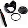 DMK Power Camera Lens Cleaning Pen With 72mm Uv Filter/Flower Petal Hood/Cap For Sony Canon