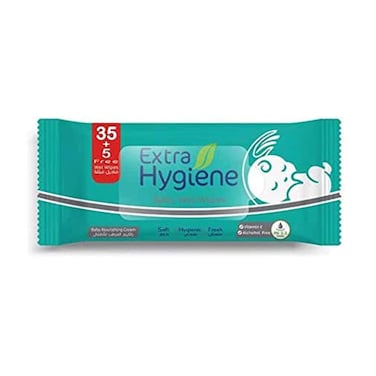 مناديل مبللة بالكريم المرطب للاطفال من هاي جين ، 35+5 منديل