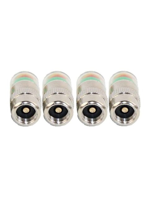 Generic - 4-Piece Automatically Elaborate Tire Pressure Detecting Cap Set