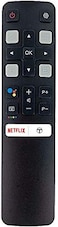 Smartway2save Replacement TCL RC802V Remote Control Voice Control Android Smart 4K UHD HDTV Compatible TV Models 32P30S 32S6500 40S330 40S6500 40A323 43S434 43P30FS 43S6500 43S6510 43S6800FS Series