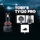 Toby&rsquo;s TY120 Pro H7 2 Pieces 120W/Piece Original Tested LED Headlight Bulb Assembly 24000 Lumens 240W/Set Xtreme Bright With Color Temperature 6500K