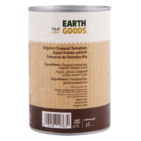 Earth Goods Organic Chopped Tomatoes 400g