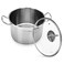 Fissman Stockpot Tahara 26cm With Glass Lid - Stainless Steel