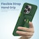 Remson Mag-X Phone Grip Strap with Magnetic Phone Kickstand (Green/Neon Green)