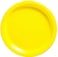 Party Time 12-Pieces 9" Yellow Paper Plate Disposable Tableware for Wedding Birthday Anniversary Themed Party Occasion Party Supplies