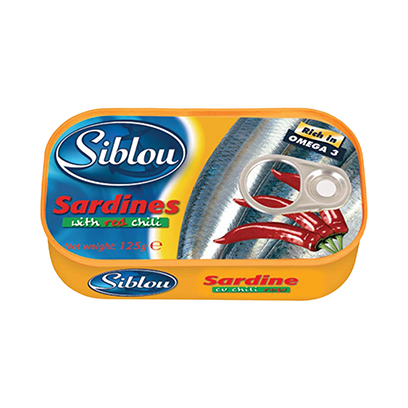 Siblou Sardines With Red Chili 125GR