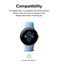 Ringke Google Pixel Watch Slim Slim Case Cover - Clear(1P) + Matte Black(1P)