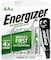 Energizer Recharge Universal AA Rechargeable Multipurpose Battery, 2000 mAh,