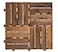 homeworks Acacia Wood Decking Tiles 30 X 30 Cm 10 Pc