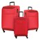 Kamiliant-Zaka Soft Trolley 3 Pieces Set Maroon