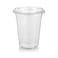 Juice Cup 16 Oz With Lid Clear Strong Disposable - Ideal for iced coffee, smoothies, Bubble Boba tea, milkshakes, frozen cocktails, water, sodas, juices, snacks, dessert and more 25 Pieces