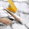 Generic Comeet Ultra Soft Fuzzy Rugs For Bedroom White And Grey Fluffy Carpet, Geometric Rug Plush Shaggy Rug For Living Room, Home Decorative Thick Comfy Area Rug For Kids Room Dorm, 4X5.9 Feet