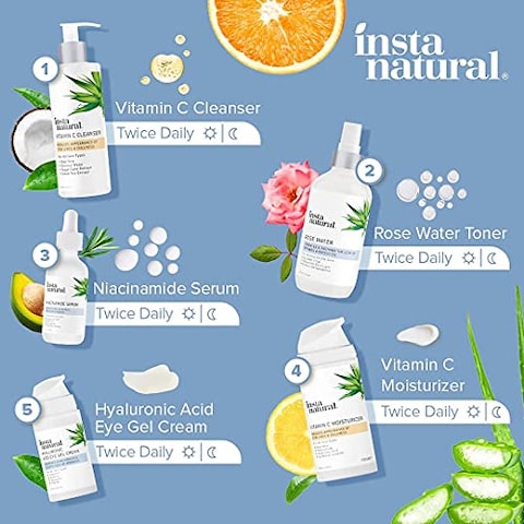 Instanatural Niacinamide 5% Face Serum - Vitamin B3 Anti Aging Skin Moisturizer - Diminishes Breakouts, Wrinkles, Lines, Age Spots, Hyperpigmentation, Dark Spot Remover For Face - 2 Oz