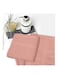 Princess 4-Piece Fast Absorbent Hand Towel Set, Peach 40 X 70cm