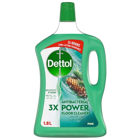 Dettol Pine 3X Power Antibacterial Floor Cleaner, 1.8L
