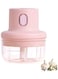 Generic Wireless Mini Electric Food Chopper Dant-852 Pink
