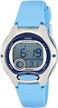 Casio - Women's Grey Dial Silicone Band Watch - LW-200-2BVDF