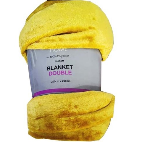 BLANKET DOUBLE SPICEY MUSTARD 200X
