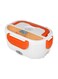 Generic Electric Lunch Box White/Orange 180x115x247millimeter