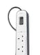 Belkin - Surge Protection Strip 4 X 2.4Amp With Power Cord BKN-BSV400AF2M White