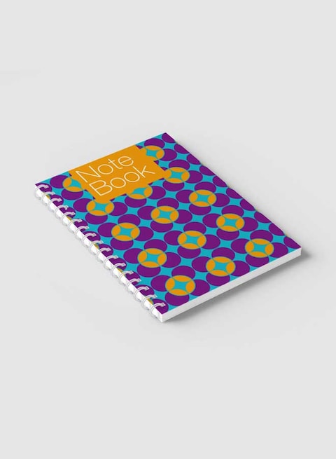 Lowha Spiral Notebook With 60 Sheets And Hard Paper Covers With Seamless Design, For Jotting Notes And Reminders, For Work, University, School