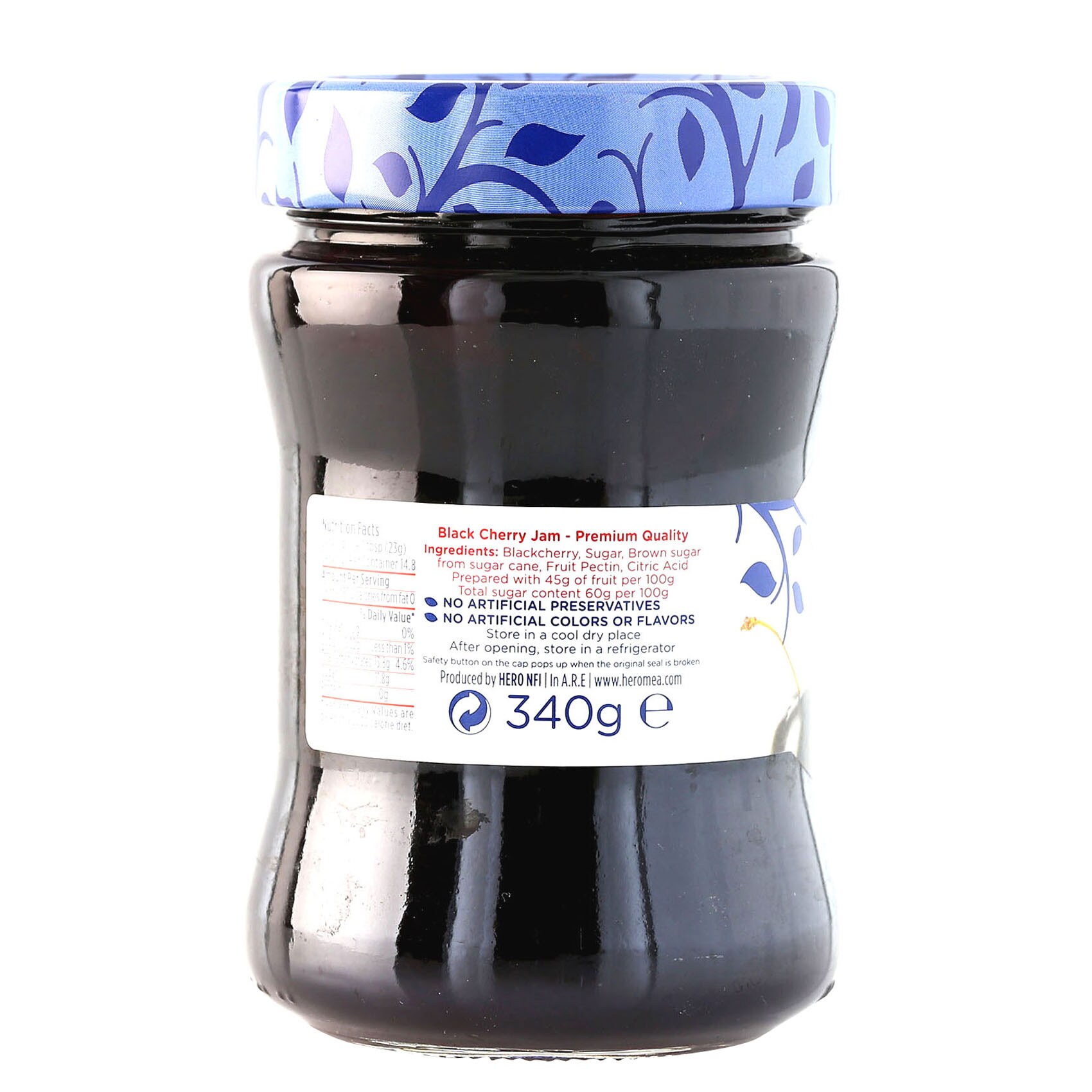 Hero Black Cherry Jam 350 Gram product thumbnail 2