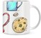 Giftex 11Oz White Mug, Afternoon Tea Design Pic