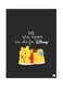 Metal Plate Of Disney Poster Multicolour