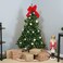 Lavish 150 Cm Artificial Christmas Tree Xmas Pine Tree With Solid Metal Legs Perfect For Indoor And Outdoor Holiday Decoration, Green