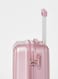 Partner 2-Piece Cabin Luggage Trolley And Beauty Case Set, Light Pink