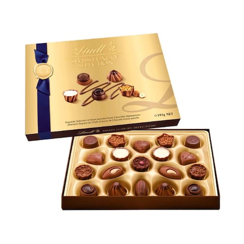 Buy Lindt Swiss Luxury Selection 193gr Online | Carrefour Qatar