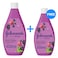 Johnson's  Vita-Rich Replenishing Body Wash With Raspberry Extract 400ml+250ml