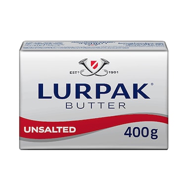 Lurpak Butter Block Unsalted 400GR