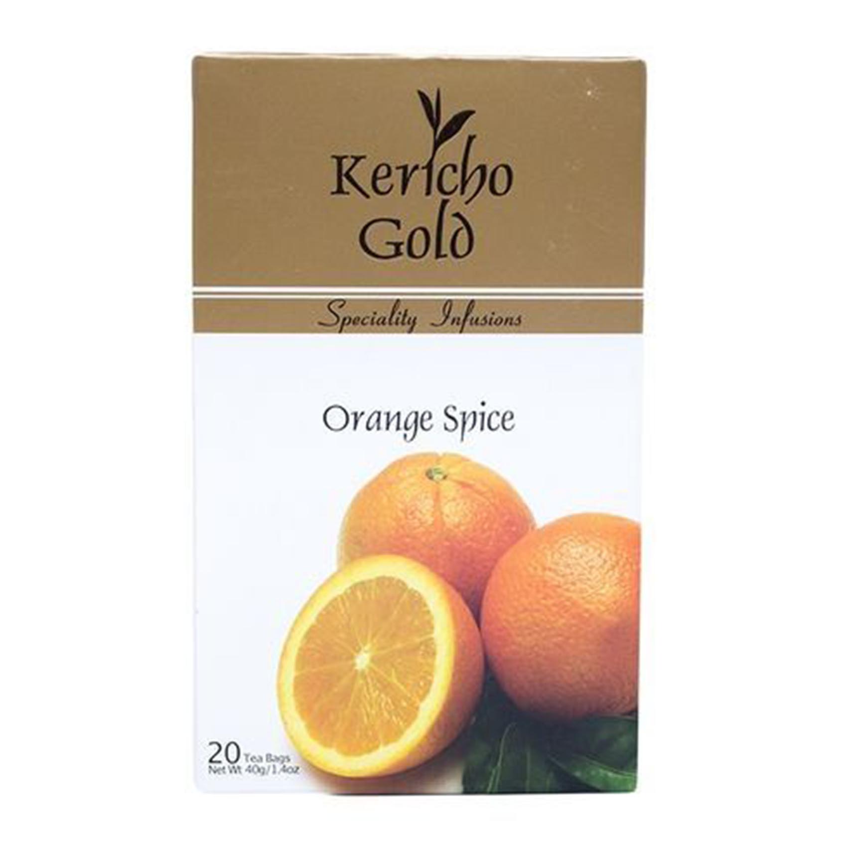 Kericho Gold Orange Spice Tea Bags 2g x Pack of 20