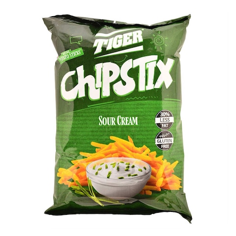 Tiger Chipstix Fried Potato Sticks - Sour Cream - 80 gram
