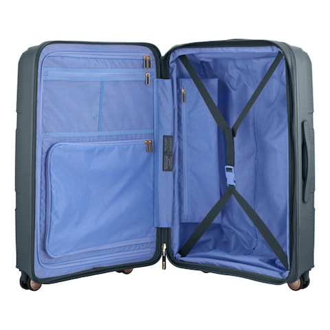 American Tourister Instagon Spinner Luggage Hard Trolley Dark Grey 69cm