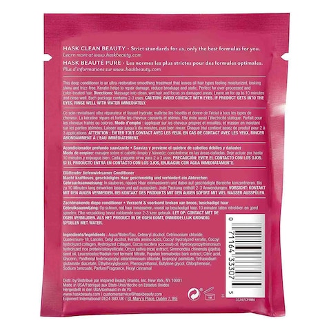 Hask Keratin Protein Smoothing Deep Conditioner Pink 50g