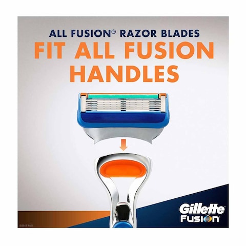 Gillette Fusion 5 Men Razor Handle + 2 Blades