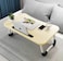 Hossejoy Foldable Laptop Table, Portable Standing Bed Desk, Breakfast Serving Bed Tray, Notebook Computer Stand Reading Holder for Couch Floor