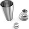 5pcs Set Cocktail Shaker Strainer Wine Bottle Chiller Ice Tong Measuring Cup Stirring Spoon Liquor Pourer Muddler 550ml