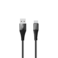 سلك شاحن ليفوري مايكرو USB بطول 1.8 م نايلون - اسود